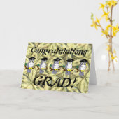 Abschluss Karte (Gelbe Blume)