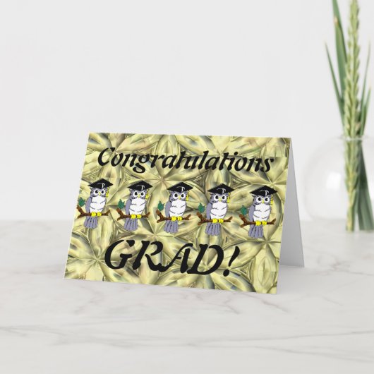 Abschluss Karte (Vorderseite)