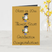 Abschluss Karte (Gelbe Blume)