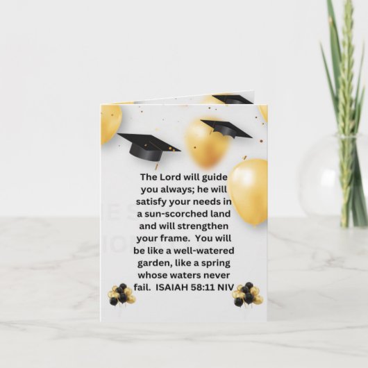 ABSCHLUSS-KARTE 1 KARTE (Vorderseite)