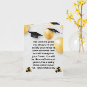 ABSCHLUSS-KARTE 1 KARTE (Gelbe Blume)