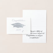 Abschluss-Karte aufdecken Folienkarte (Anzeige)