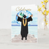 Abschluss-Karte des Afroamerikaners Karte (Gelbe Blume)