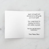 Abschluss-Karte des Militärbootcamps Karte (Innenseite)