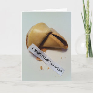 Abschluss-Karte. Ein intelligenter Keks. Karte