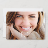 ABSCHLUSS-KARTE EINLADUNG (Vorderseite)