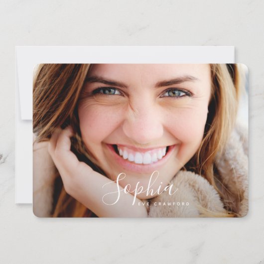 ABSCHLUSS-KARTE EINLADUNG (Vorderseite)