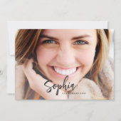 ABSCHLUSS-KARTE EINLADUNG (Vorderseite)