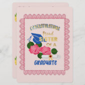 Abschluss-Karte Feiertagskarte (Vorne/Hinten)