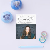 Abschluss-Karte für das Skript-Foto Flyer (Einzeln)