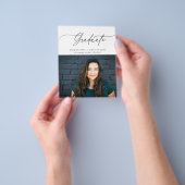 Abschluss-Karte für das Skript-Foto Flyer (Gruppe)