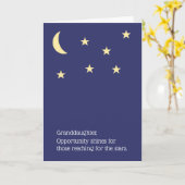 Abschluss-Karte für Enkelin Karte (Gelbe Blume)