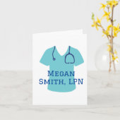 Abschluss-Karte für personalisierte Krankenschwest Karte (Gelbe Blume)