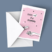 Abschluss-Karte für sie, Jedes Ende ist der Anfang Karte