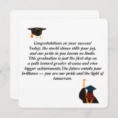 Abschluss-Karte | Inspirationsangebot | Klasse Einladung (Vorne/Hinten)