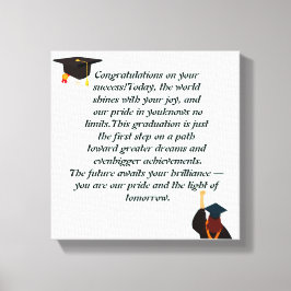 Abschluss-Karte | Inspirationsangebot | Klasse Leinwanddruck