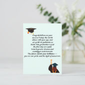 Abschluss-Karte | Inspirationsangebot | Klasse Postkarte (Stehend Vorderseite)