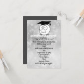 Abschluss-Karte Karte (Vorderseite/Rückseite Beispiel)