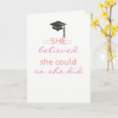 Abschluss-Karte Karte (Gelbe Blume)