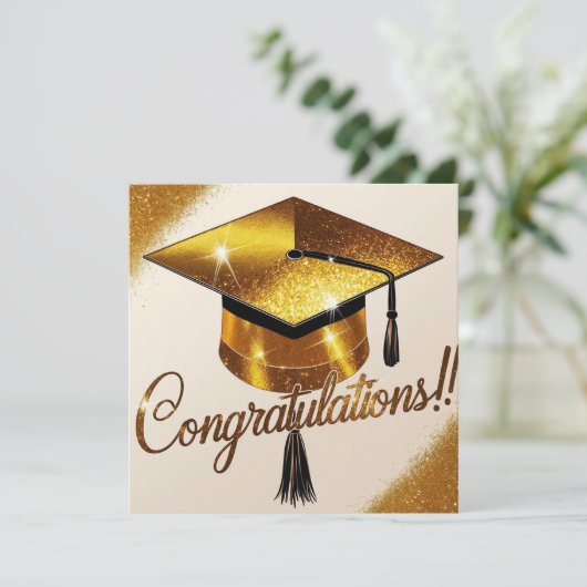 Abschluss-Karte Karte (Stehend Vorderseite)