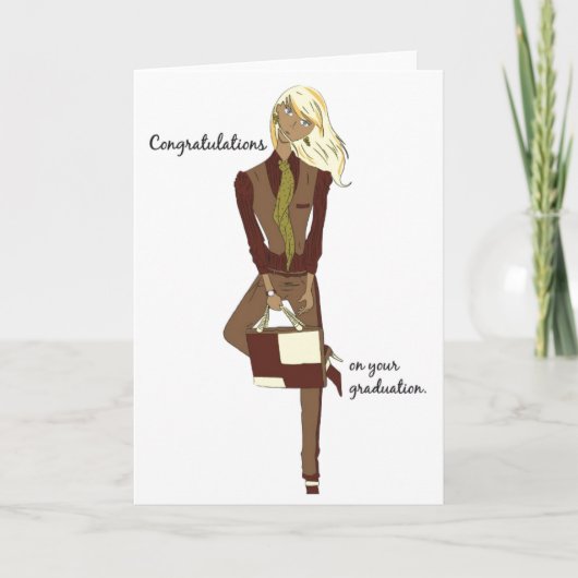 Abschluss-Karte Karte (Vorderseite)