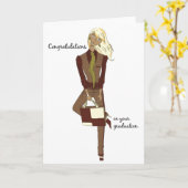 Abschluss-Karte Karte (Gelbe Blume)