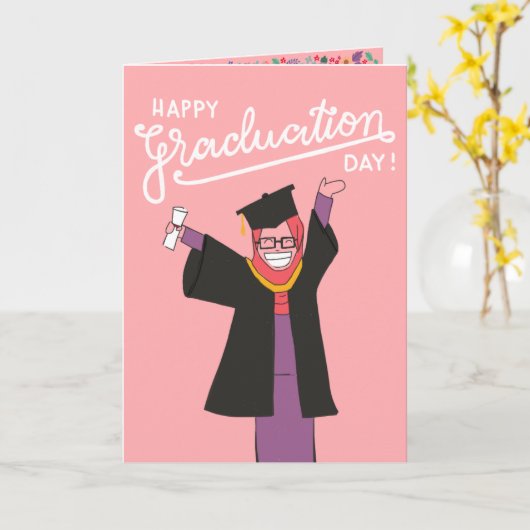 Abschluss-Karte Karte (Gelbe Blume)