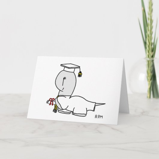 Abschluss-Karte mit Daisy von "Not Quite Nelson" Karte (Vorderseite)