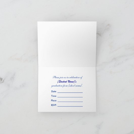 Abschluss-Karten - Einladungen (Innenseite)