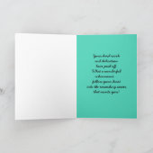 Abschluss-Karten für Krankenpflege Karte (Innenseite)