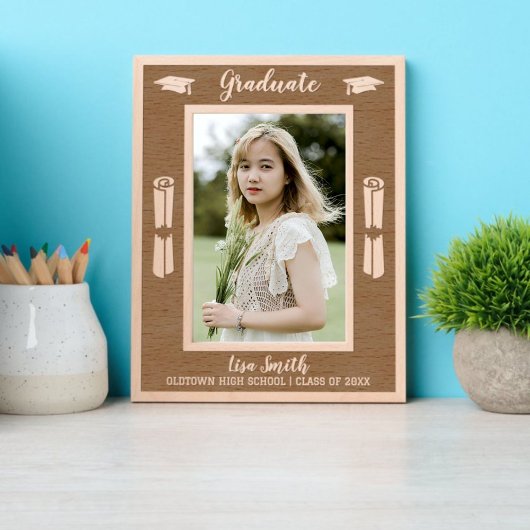 Abschluss - Karten und Diplome - Grenzen Geätzte Rahmen