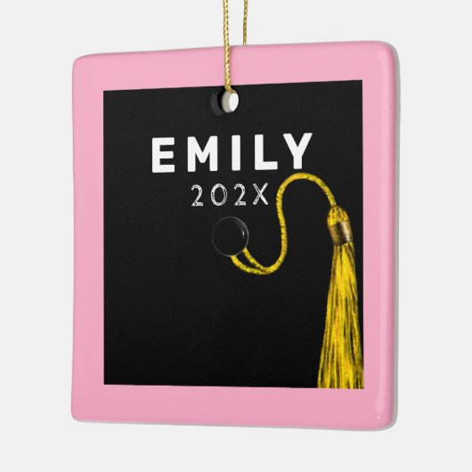 Abschluss Keepake 2025 Keramikornament (Links)