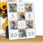 Abschluss Keepake Einzigartiges Foto Collage Plaqu Fotoplatte<br><div class="desc">Feiern Sie Ihren Absolvent und geben Sie ein besonderes personalisiertes Geschenk mit dieser individuellen Foto Collage Abschluss-Plakette. Diese einzigartige Collage Foto Graduiertenplakette wird ein wertvoller Sake sein. Personalisieren Sie Ihre Fotos mit 6 Ihrer Lieblings-Senior- oder Uni- und personalisieren Sie mit geschlossen Jahr, mit Monogramm Namen, High School oder Uni. Siehe...</div>
