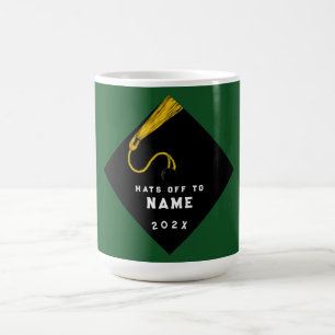 Abschluss Keepake Geschenk Grün Kaffeetasse
