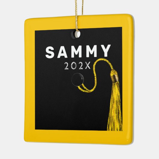 Abschluss Keepake-Geschenk Keramikornament (Links)