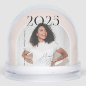 Abschluss Keepake | Klasse des benutzerdefinierten Schneekugeln (Vorderseite)