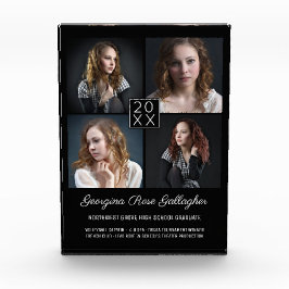 Abschluss Keepake Modern Foto Collage Classy Bk