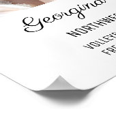 Abschluss Keepake Moderne Fotocollage Classic Poster (Ecke)