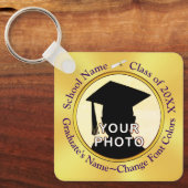 Abschluss Keepsakes für Gäste, ÄNDERUNGSFARBEN, Schlüsselanhänger (Vorderseite)