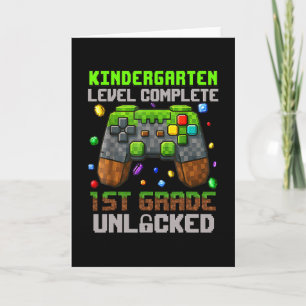 Abschluss Kindergarten 1. Klasse freigeschaltet Ga Karte
