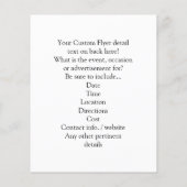 Abschluss Kindergarten Kindergarten Flyer (Hinten)