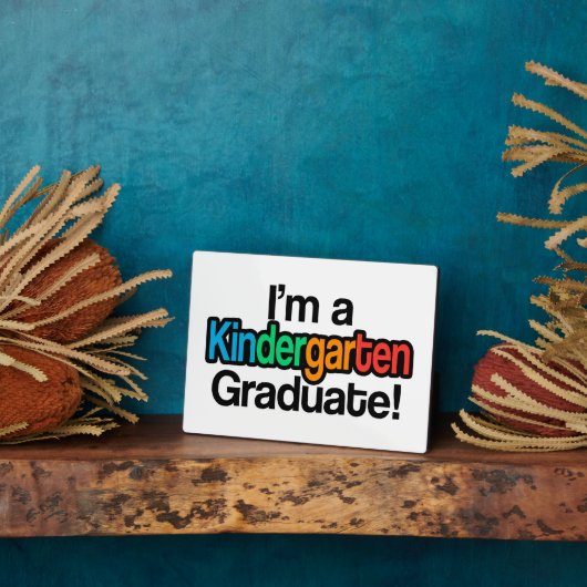 Abschluss Kindergarten Kindergarten Fotoplatte (Seite)