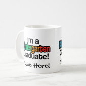 Abschluss Kindergarten Kindergarten Kaffeetasse (Vorderseite Links)