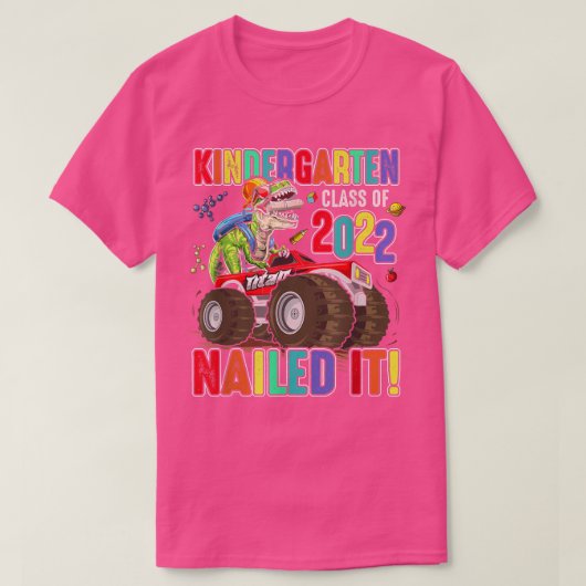 Abschluss Kindergarten-Klasse 2022 nagelte es nage T-Shirt (Design vorne)