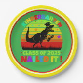 Abschluss Kindergarten Klasse 2025 Pappteller (Vorderseite)