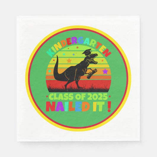 Abschluss Kindergarten Klasse 2025 Serviette (Vorderseite)