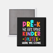 Abschluss Kindergarten Magnet (Vorderseite/Rückseite)