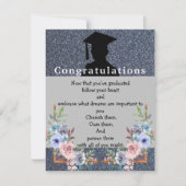 Abschluss Kiss Grußkarte Karte (Vorderseite)