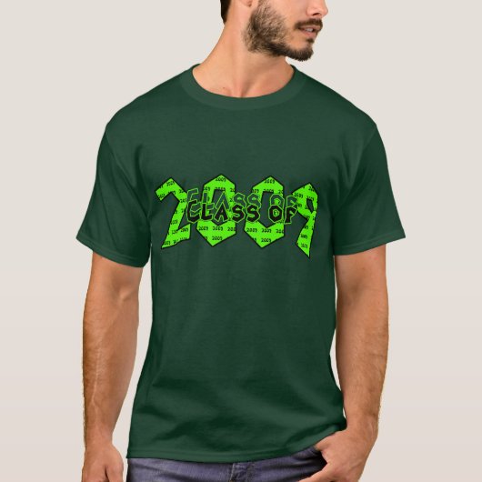 Abschluss-Klasse 2009 Grün T-Shirt (Vorderseite)