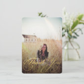 ABSCHLUSS-KLASSE 2016 - FOTO DANKE EINLADUNG (Stehend Vorderseite)